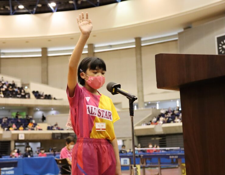 選手宣誓 井上真夕(ALL STAR/兵庫)