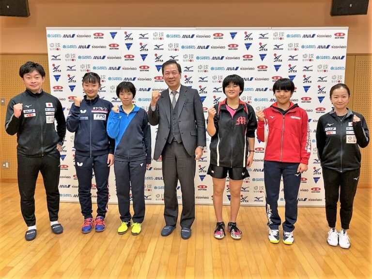 女子表彰式の様子【JTTA】