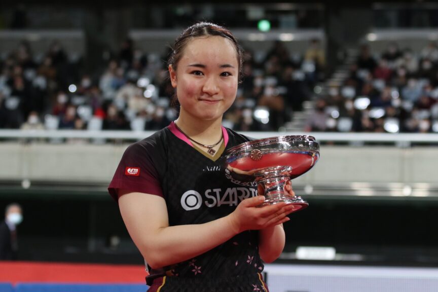 3年ぶり3度目の皇后杯を手にした伊藤美誠