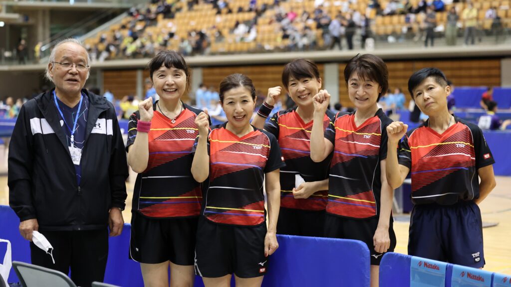 女子50歳以上の部で初優勝を飾った浜町卓研【JTTA】