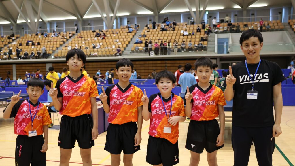 男子小・中学生の部初優勝を飾ったNEX'TAGE【JTTA】