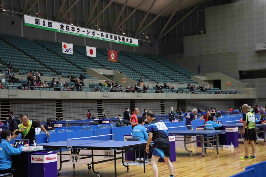 熱戦が繰り広げられるエコパアリーナの様子