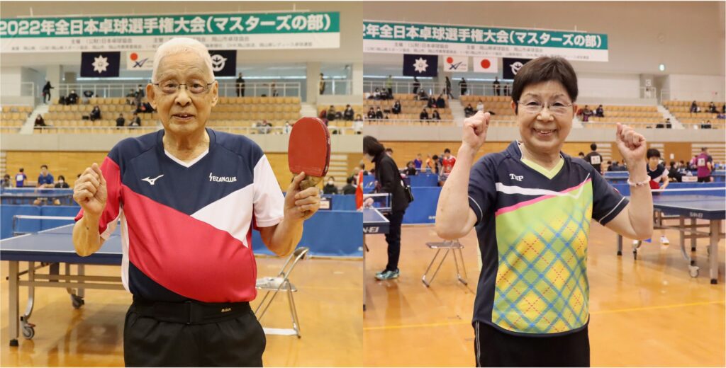 ハイエイティの覇者　左：池内祥治（SEIZANクラブ）右：小林友枝（翡翠）