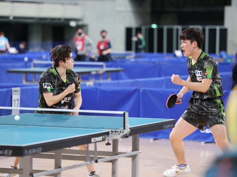 張本智和・森薗政崇組は準決勝進出。昨年の雪辱を誓う