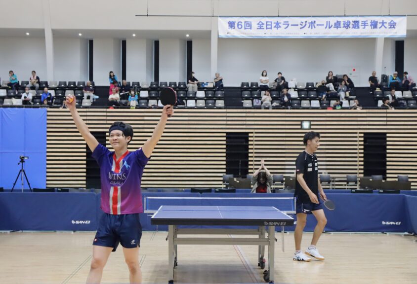 前回大会一般男子シングルス決勝 優勝の瞬間