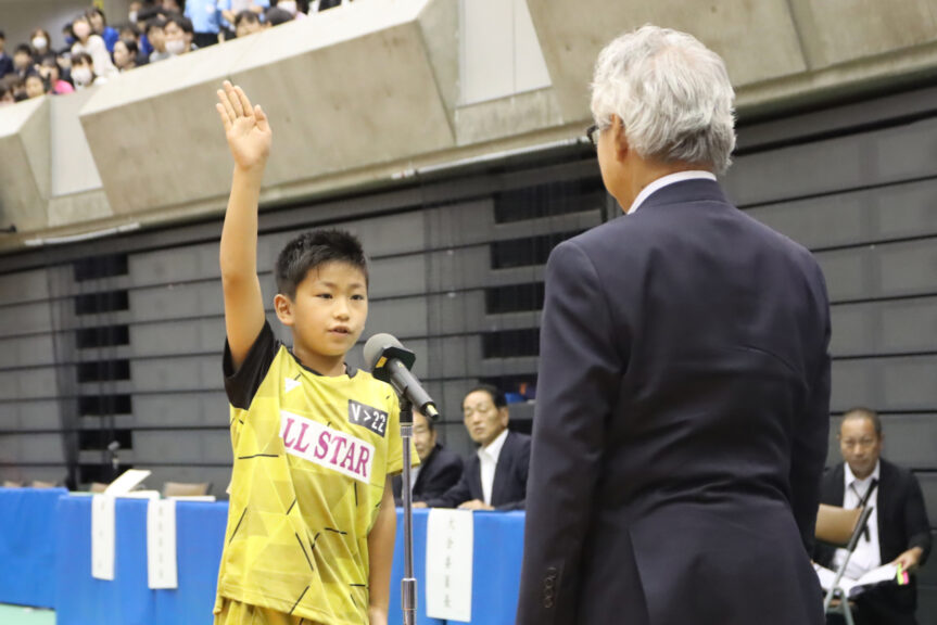 選手宣誓　木原寿馬（ALL STAR）