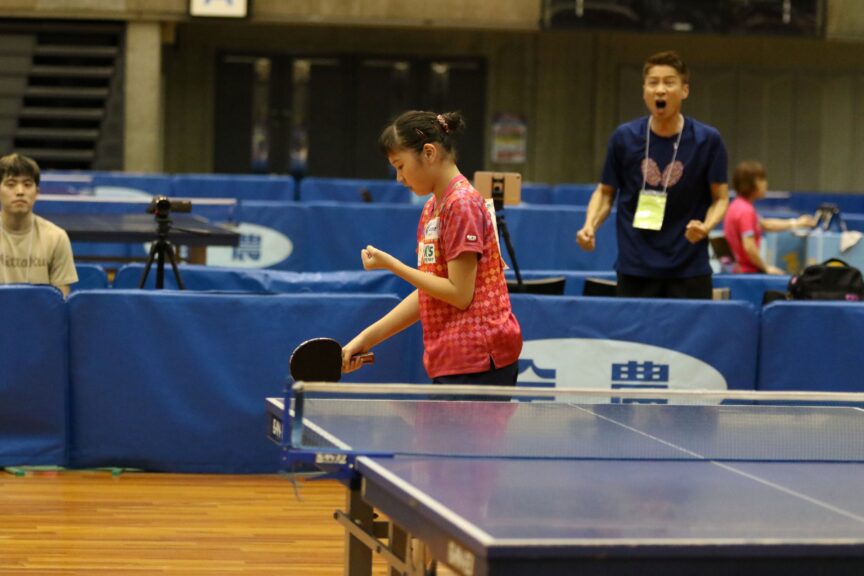 小西紅偉（ＧｌｏｂａｌＡｔｈｌｅｔｅ・埼玉）　元全日本チャンピオンの父・小西（吉田）海偉が声援を送る