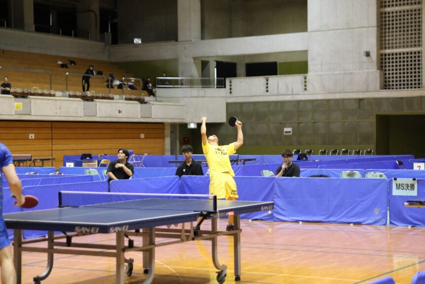 男子シングルス 優勝の瞬間